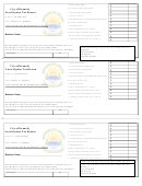 Local Option Tax Return Form - City Of Donnelly