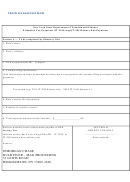 Estimated Tax Payments (it-2106) And It-205 Balance Due Payments - Check Transmittal Form