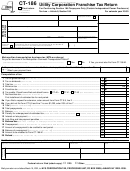Form Ct-186 - Utility Corporation Franchise Tax Return - 2000