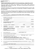 Questionnaire And Initial Reporting For An Occupational License Fee Account - Kentucky Division Of Revenue