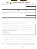 California Form 593-i - Real Estate Withholding Installment Sale Agreement - 2007