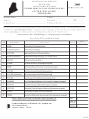 Form 2333c-me - Withholding Tax And Unemployment Contributions Forms Order Form - State Of Maine - 2005