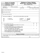 Form Fr-147 - Statement Of Person Claiming Refund Due A Deceased Taxpayer