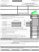 Form 41a720-s54 Draft- Schedule Kbi-sp - Tax Computation Schedule - 2012