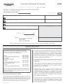 Arizona Form 120es - Corporation Estimated Tax Payment - 2008