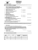 Individuals Worksheet - Pa Department Of Revenue - 1999