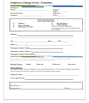 Employee Change Form-template