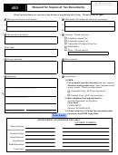 Arizona Form 450 - Request For Copies Of Tax Documents