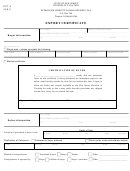 Form Ppt-4 - Export Certificate 1991
