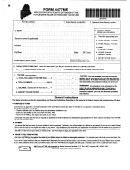 Form 4477me - Application For Automatic Extention Of Time To File Maine Income Of Franchise Tax Return