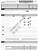Form El101 Draft - Maryland E-file Declaration For Electronic Filing - 2012