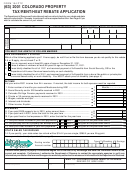 Form 104 Ptc - Colorado Property Tax/rent/heat Rebate Application - 2001