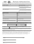 Form 285b - Disclosure Authorization Form - Arizona Department Of Revenue