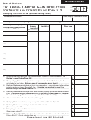 Form 561f - Oklahoma Capital Gain Deduction For Trusts And Estates - 2011 Printable pdf
