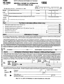 Form Nc 8453 - Individual Income Tax Affirmation For Electronic Filing (1998)