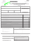 Form 740np-Wh Draft - Entucky Nonresident Income Tax Withholding On Distributive Share Income Report And Composite Income Tax Return - 2012 Printable pdf