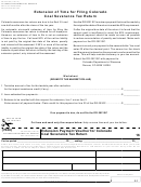 Form Dr 0021sc - Extension Payment Voucher For Colorado Coal Severance Tax Return