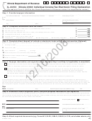 Form Il-8453 - Individual Income Tax Electronic Filing Declaration - 2008