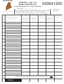 Form Crb - Combined Report For Unitary Members - Maine Franchise Tax