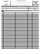Fillable Schedule G (Form 5500) - Financial Schedules - 1998 Printable pdf