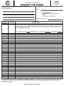 Form I-231 - Request For Forms - South Carolina Department Of Revenue
