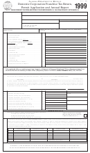 Domestic Corporation Franchise Tax Return, Permit Application And Annual Report - Alabama Department Of Revenue - 1999 Printable pdf