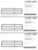 Form Ia Corp 1120es - Corporation Estimate Payment Voucher