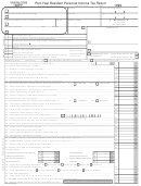 Arizona Form 140py - Part-year Resident Personal Income Tax Return - 1999