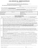 Local Services Tax - Exemption Certificate - Pennsylvania Capital Tax Collection Bureau - 2013