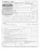 Form F-1040-N - Individual Income Tax Return - 1999 Printable pdf