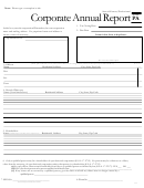 Form Pa - Corporate Annual Report Printable pdf