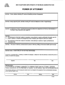 Form Dp-2848 - Power Of Attorney - 1995