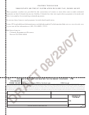 Colorado Form 105-ep Draft - Estate/trust Estimated Tax Payment Voucher - 2008