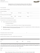 Form 51a241 - Registration For The Kentucky Sales And Use Tax Refund For Motion Picture And Television Production Companies