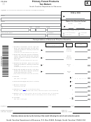 Form Cd-354 - Tax Return For Primary Forest Products - North Carolina Department Of Revenue