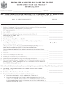 Employer-assisted Day Care Tax Credit Worksheet For Tax Year 2011