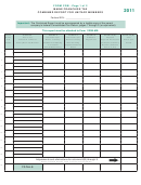 Form Crb - Maine Franchise Tax Combined Report For Unitary Members - 2011