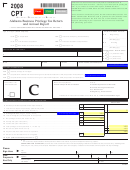 Form Cpt - Alabama Business Privilege Tax Return And Annual Report - 2008