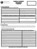 Form Ftb 3520 - Power Of Attorney - Declaration Of Administration Of Tax Matters - 1999