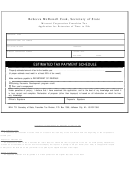 Application For Extension Of Time To File - Missouri Secretary Of State