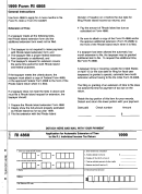 Form Ri 4868 - Application For Automatic Extension Of Time To File R.i. Individual Income Tax Return - 1999