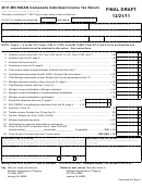 Form 807 Draft - Michigan Composite Individual Income Tax Return - 2011