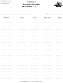Form 61a508-s3 Schedule 3 - Schedule Of Bulk Sales - Kentucky Revenue Cabinet