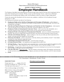 Ua Employer Handbook Order Form - Department Of Consumer And Industry Services