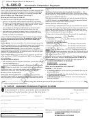 Form Il-505-b Draft - Automatic Extension Payment For 2008