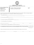 Form Not - Transfer Of Reserved Name (domestic And Foreign Entity)