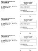 Return Of Income Tax Withheld - Canton City - State Of Ohio Printable pdf