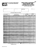 Form K-cns 101 - Employer's Quarterly Wage Report And Contribution Return (continuation Sheet) - Kansas Department Of Human Resources