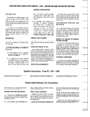 Instructions For Form Ri-1041 - Rhode Island Fiduciary Return - 1998