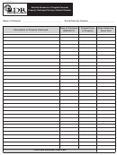 Form R-1362d - Detailed Schedule Of Tangible Personal Property Destroyed During A Natural Disaster